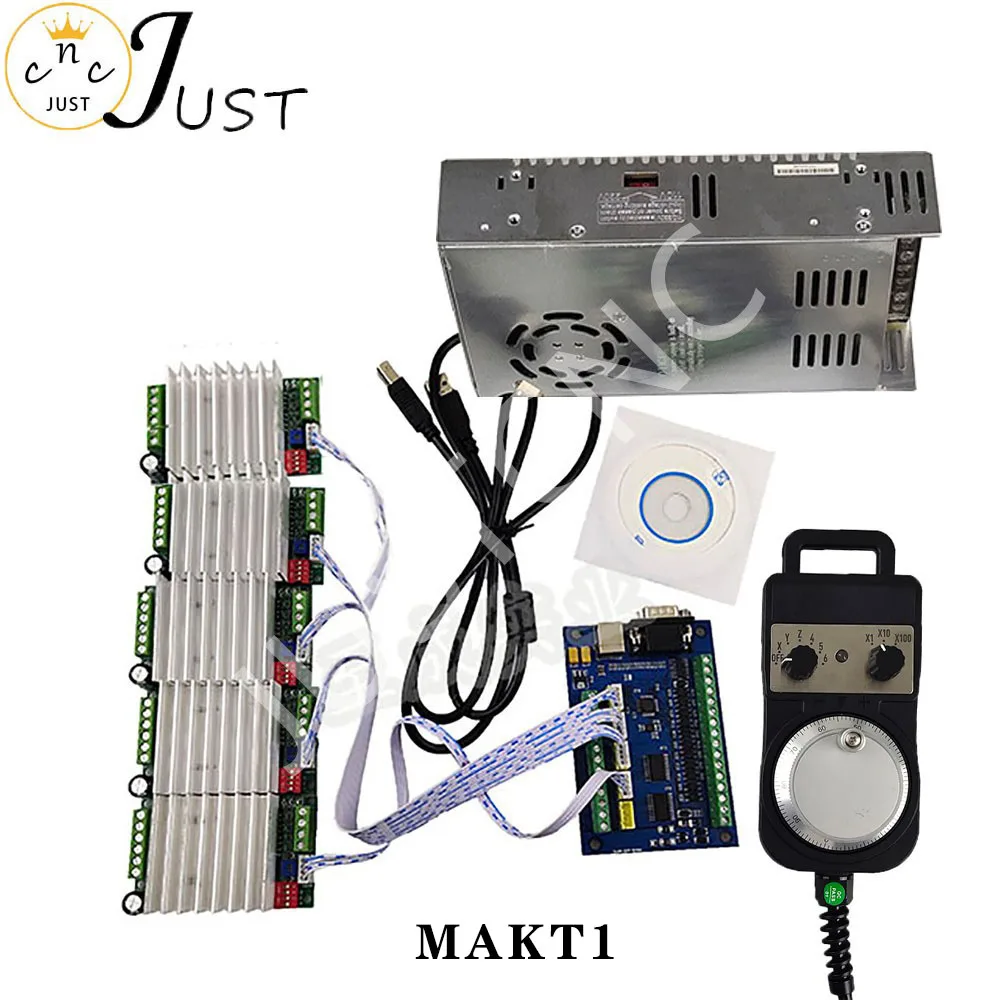 5-axis CNC USB MACH3 100KHz stepping motion control card breakout board + 4PCS TB6600 1-axis 4.5A motor driver | Обустройство дома