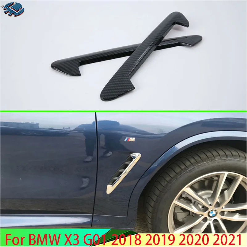 For BMW X3 G01 2018 2019 2020 2021 2022 Car Accessories ABS Chrome Air Flow Vent Fender Trim Badge Sticker | Автомобили и
