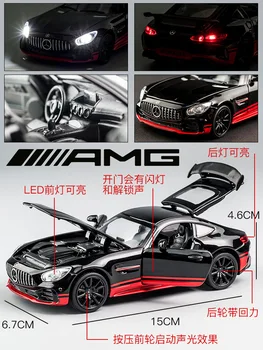 

1:32 Mercedes-Benz AMG GT3 Alloy Diecast Model Sound &Light Pull Back Toy Car Free Shipping