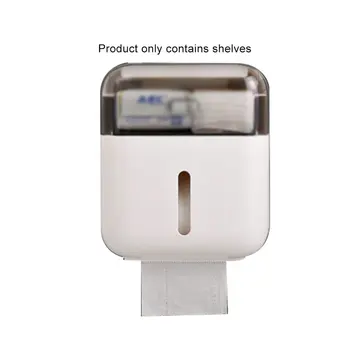 

Toilet tissue box home punch-free creative waterproof double warehouse tissue box rack bathroom tray