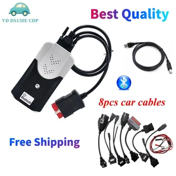 

Fast ship New vci for vd tcs cdp pro plus for delphis vd ds150e cdp usb bluetooth obd obd2 scanner car truck diagnostic tool