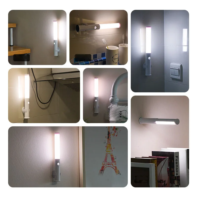 Светодиодный кухонный USB Автоматический шкаф с магнитной присоской для шкафа