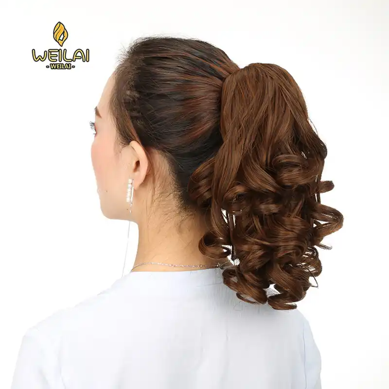 Korotkie Vyushiesya Volosy Dlya Devochek Aksessuary Dlya Volos Korejskie Rezinki Dlya Volos Rezinki Dlya Zhenshin Rezinki Dlya Volos Sinteticheskie Hvostiki Dlya Pricheski Belogo Cveta Aliekspress