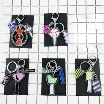 

Kpop BLACKPINK NCT TWICE EXO GOT7 Key Ting Bag Pendant Keychain Creative String Key Ring Fans Gifts