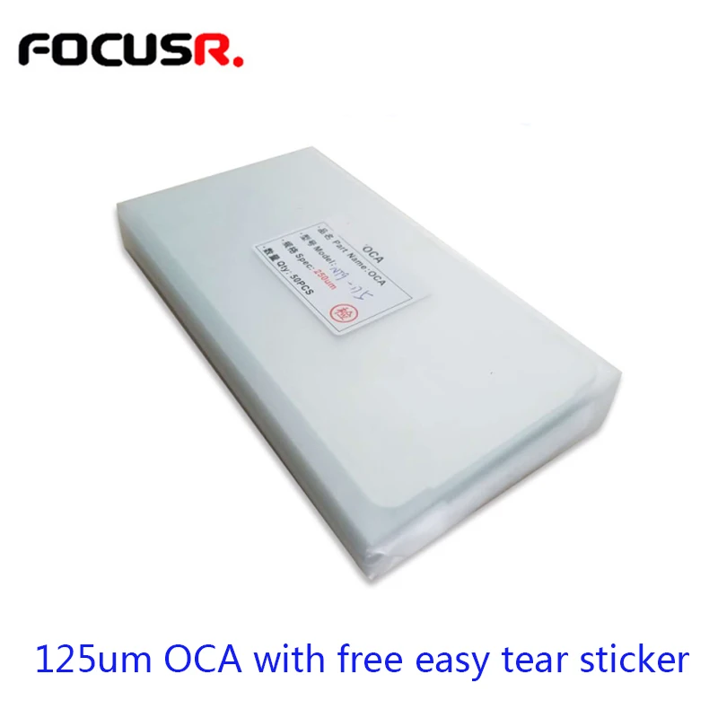 

125um OCA Optical Clear Adhesive For Samsung S8 S8 Plus S9 S9 Plus OCA Glue Touch Glass Film Mobile phone Stickers