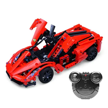 

Technic Series Rc Remote 51009 Red Storm Control Sportscar Racing Car Building Block Brick Toys For Children