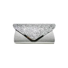 Женская вечерняя сумка через плечо, клатч для невесты, для вечеринки, выпускного, свадьбы, сумка-конверт