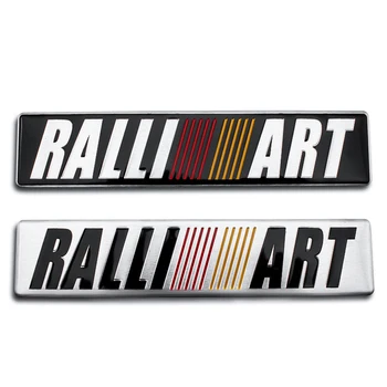 

3D Car Styling Sticker RALLI ART Emblem Rear Tailgate Badge For lancer asx outlander pajero l200 mitsubishi galant accessories