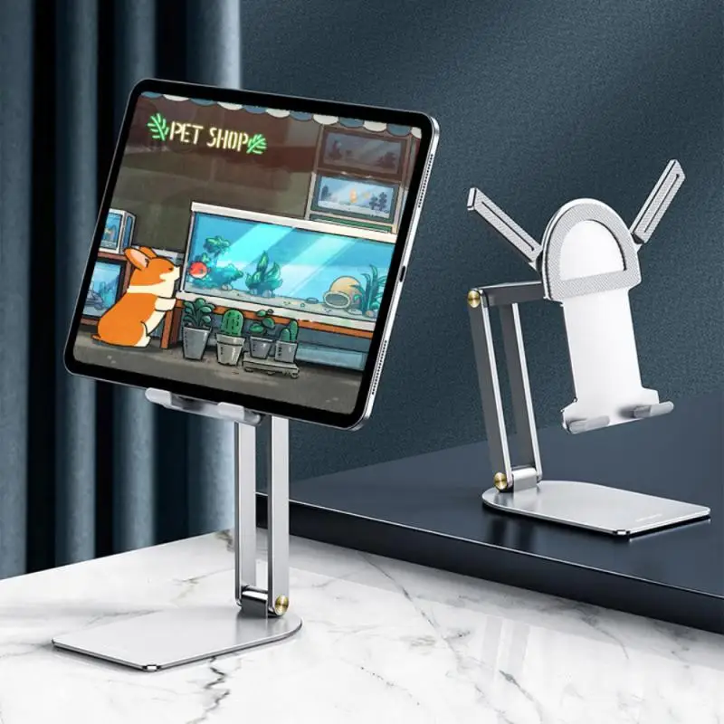 Mobile Phone Holder Stand Aluminum Cell Phone Stand Tablet Stand Support Telephone For IPhone Xiaomi Samsung Huawei Mobile Phone