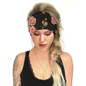 

Fashion Sports Headbands Breathable Sweatband Quick Dry Head Band Elastic Anti-slip Absorbent Sweat Headscarf
