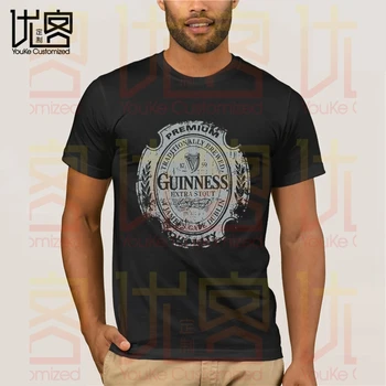 

GUINNESS Extra T-SHIRT Summer Print black T Shirt Clothes Popular Shirt Cotton Tees Amazing Short Sleeve Unique Men Tops