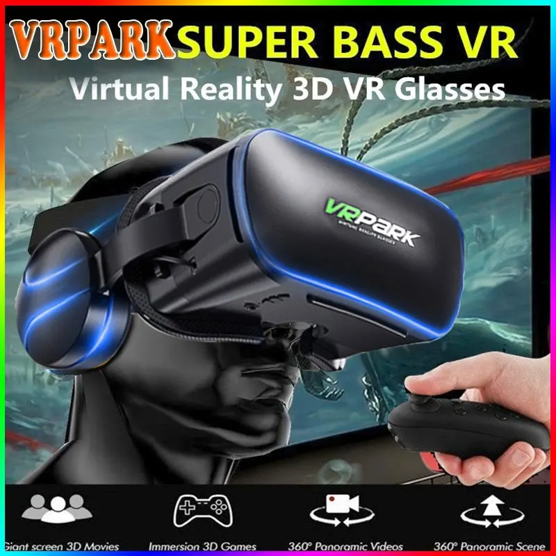 VR гарнитура очки путешествия на голову многофункциональные виртуальной