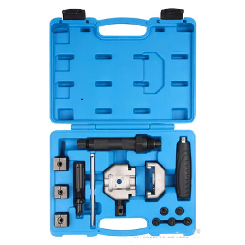 

Hydraulic Double-Bender for Brake Lines Fuse Hydraulic Flaring Tools Kit 18-piece Universal