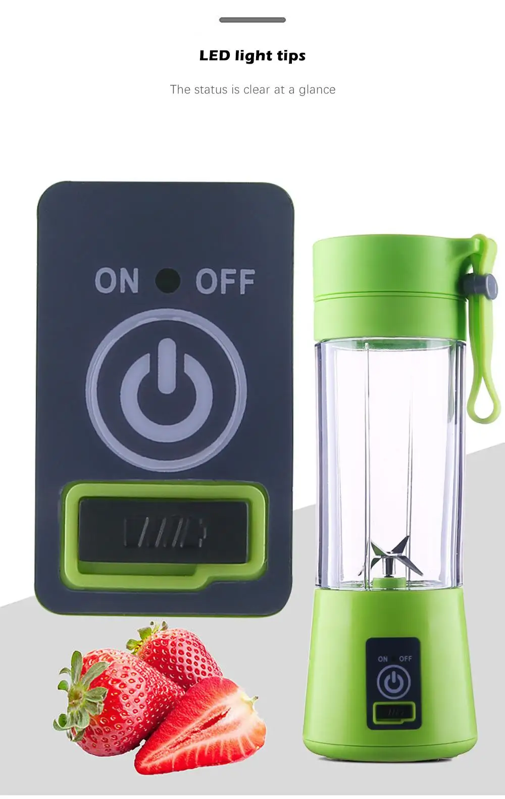 Portable Juicer Fruit Vegetable Juice Mixer