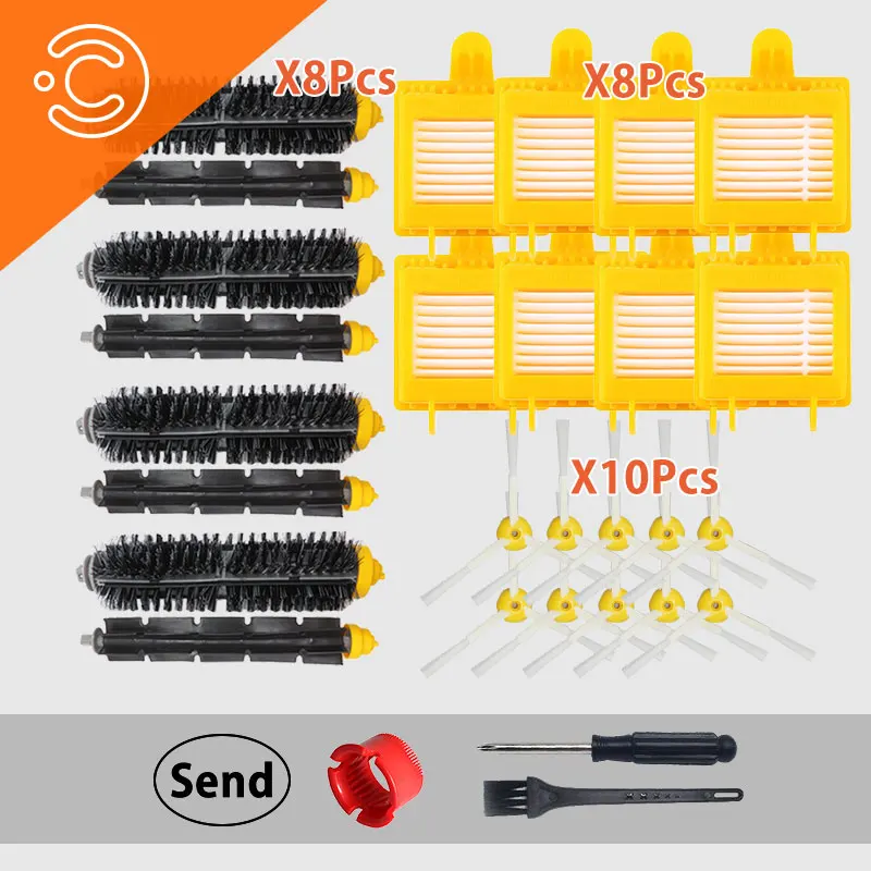 

For IRobot Roomba 700 Series Replacement kit 760 770 772 774 775 776 780 782 785 786 790 Accessories filter roll brush set