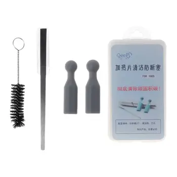 

1Set Silicone Plug Blade Cleaning Brush Tools Clean Protor Kit for IQOS 2.4/IQOS 3.0 Heater Elronic Cigarette Accessories