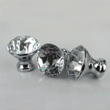 От производителя хрустальный ящик с ручками ручка с одним отверстием Алмазная Ручка 30 мм