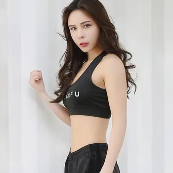 

Sexy Comfortable Soft Sports Bra Top Fitness Running Gym Bras Femme Active Wear Padded Underwear Crop Top For Women HOT