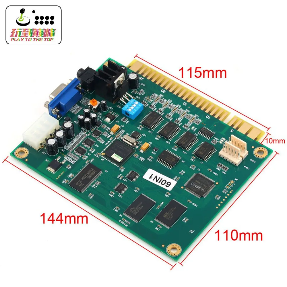 1 Набор DIY аркадный набор-комплект 60 в 1 мульти игра PCB Zippy джойстик монета акцептор блок питания 2 игрока проводка JAMMA