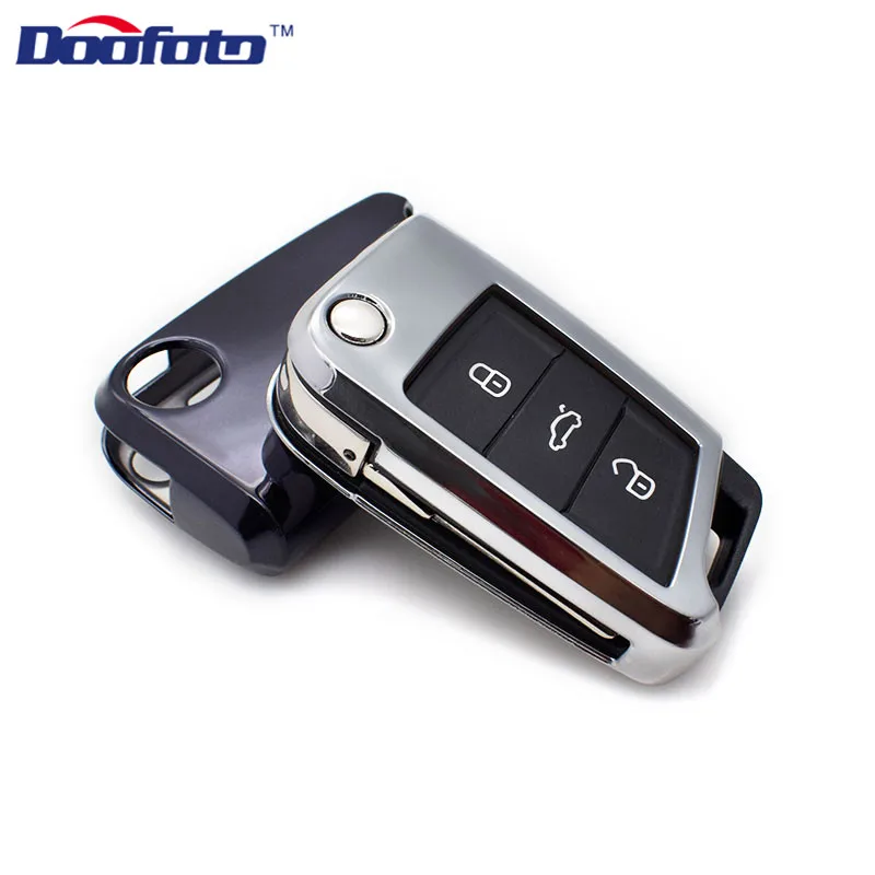 Doofoto автомобильный чехол для ключей Skoda Octavia 2 A7 A5 Kodiaq Rapid Fabia Karoq VRS для Volkswagen VW Golf 7 аксессуары защитный чехол