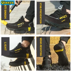 Chaussures de sécurité pour hommes et femmes, bottes de travail anti perçage, adaptées à l'extérieur, bout en acier, anti écrasement, nouvelle collection 2021 