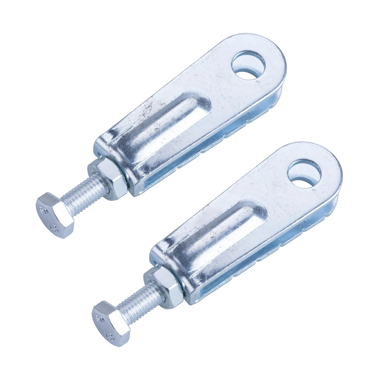 2x Motorcycle Wheel Chain Puller Adjusters Tensioner For Yamaha Banshee Warrior Raptor 350 Breeze Grizzly 125 Tri-Z YTZ250