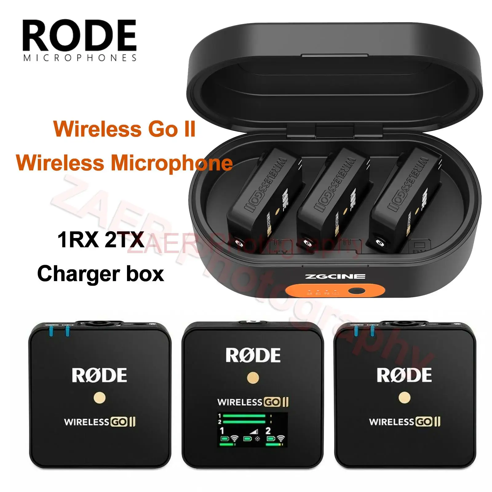 Rode Wireless Go II Système de microphone sans fil