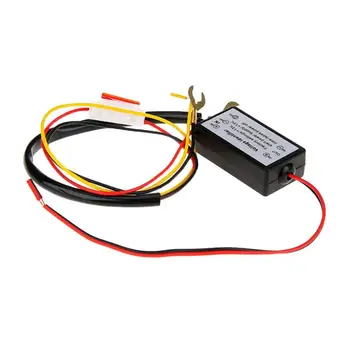 

12-18V DRL Controller Auto Car LED Daytime Running Lights Controller Relay Harness Dimmer On/Off Fog Light Controller