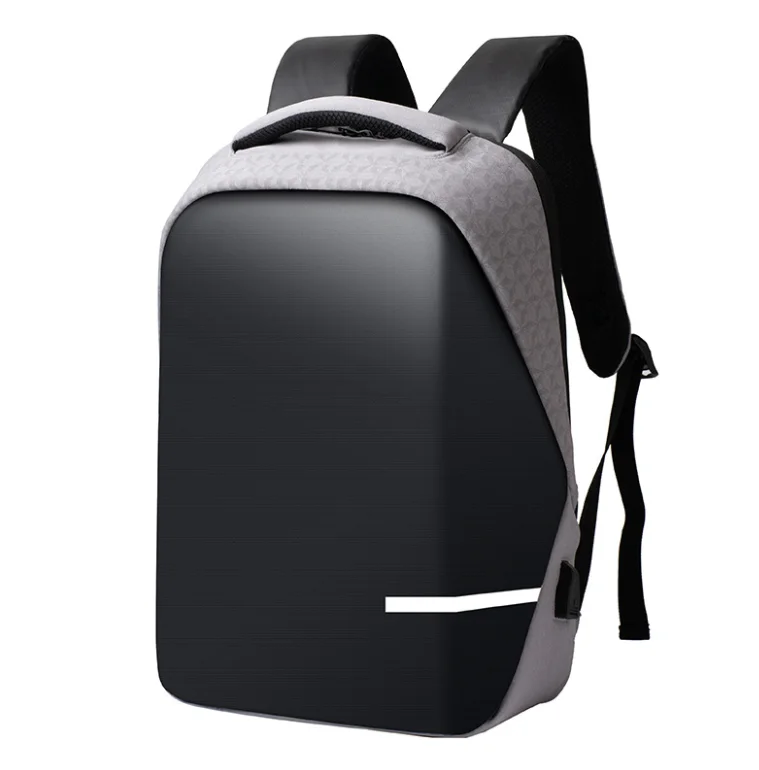 

2020 New computer backpack men's Oxford cloth business travel backpack multi-functional waterproof USB night light handbag