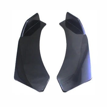 

Matte Black 2Pieces Universal Car Front Bumper Lip Chin Bumper Body Kits Splitter Diffuser For BMW For Benz