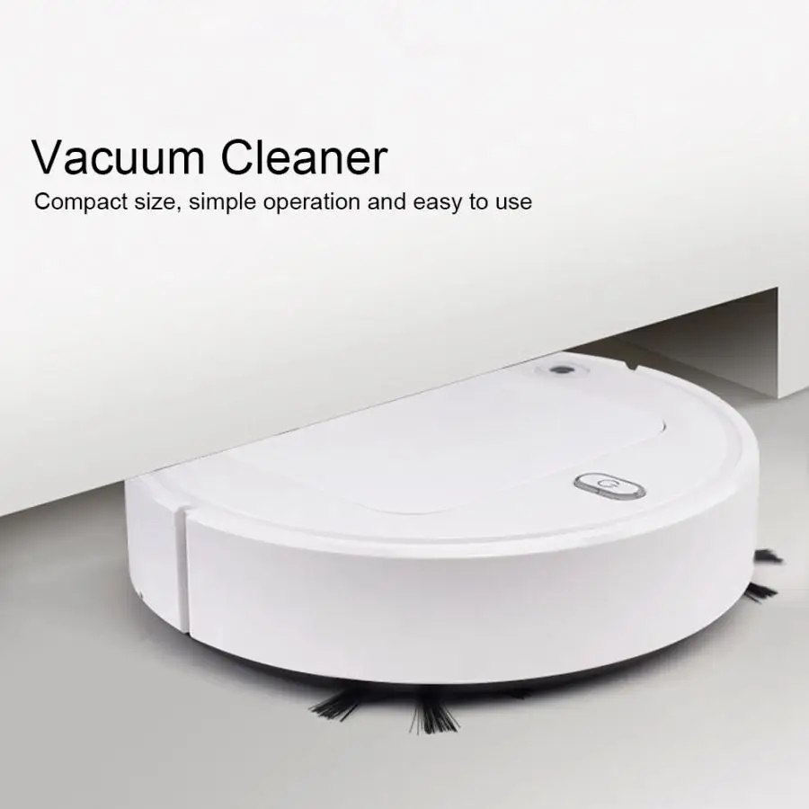 

Intelligent Sweeper USB Rechargable Automatic Vacuum Cleaner Sweeper Robot Dust Collector Floor Cleaning Machine DC 5V