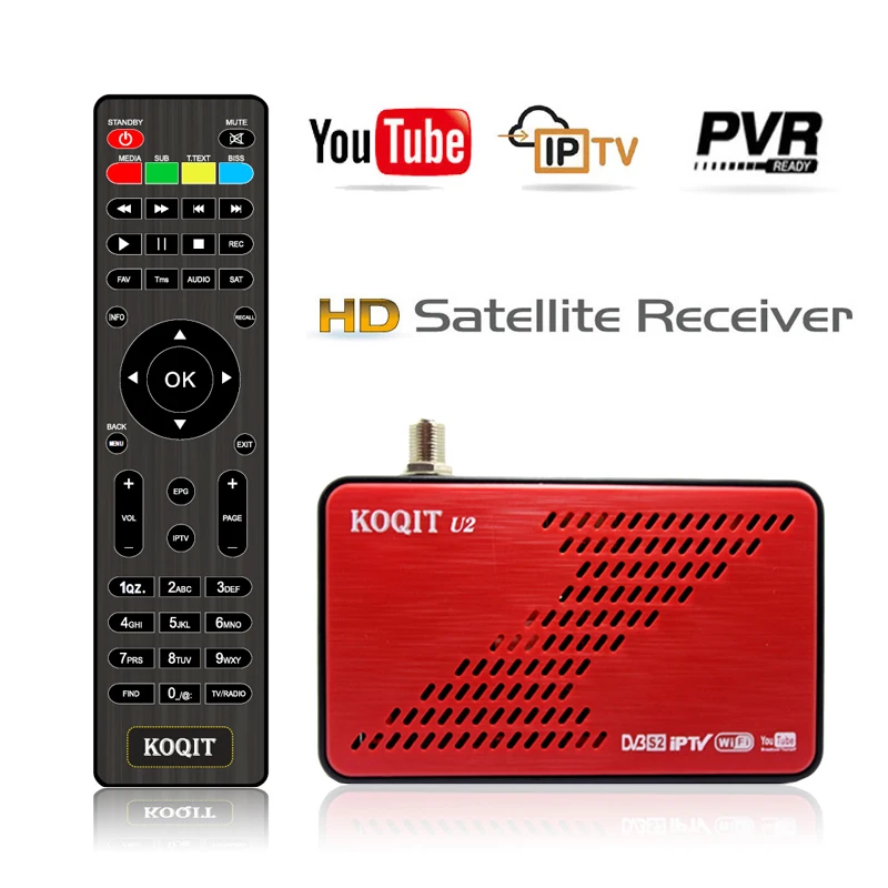 Бесплатный DVB S2 IPTV декодер приемный спутниковый ресивер ТВ приемник Wifi/RJ45 Finder Youtube
