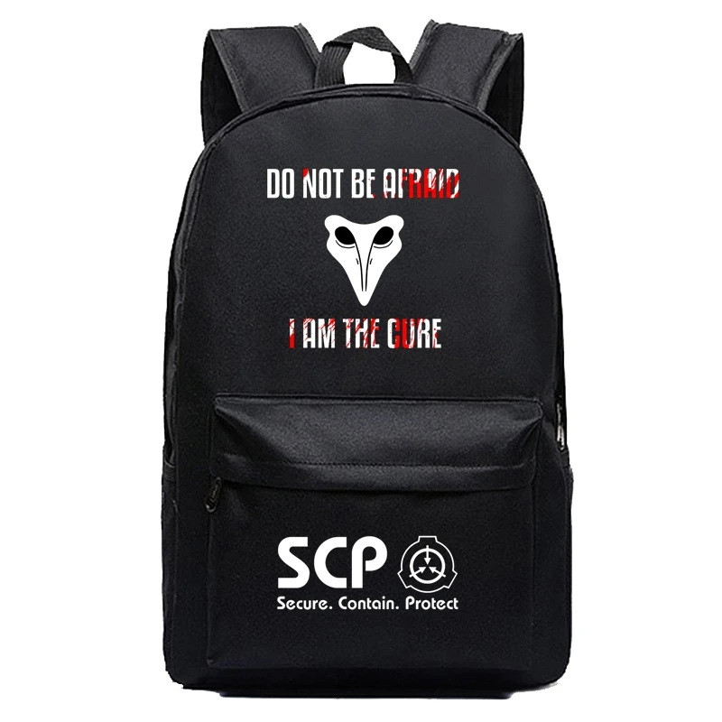 Новая игра SCP основа специальный содержит Мужские t процедуры Рюкзак Дети подростков школьные сумки для мужчин и женщин Дорожные сумки на плечо - Цвет: 19