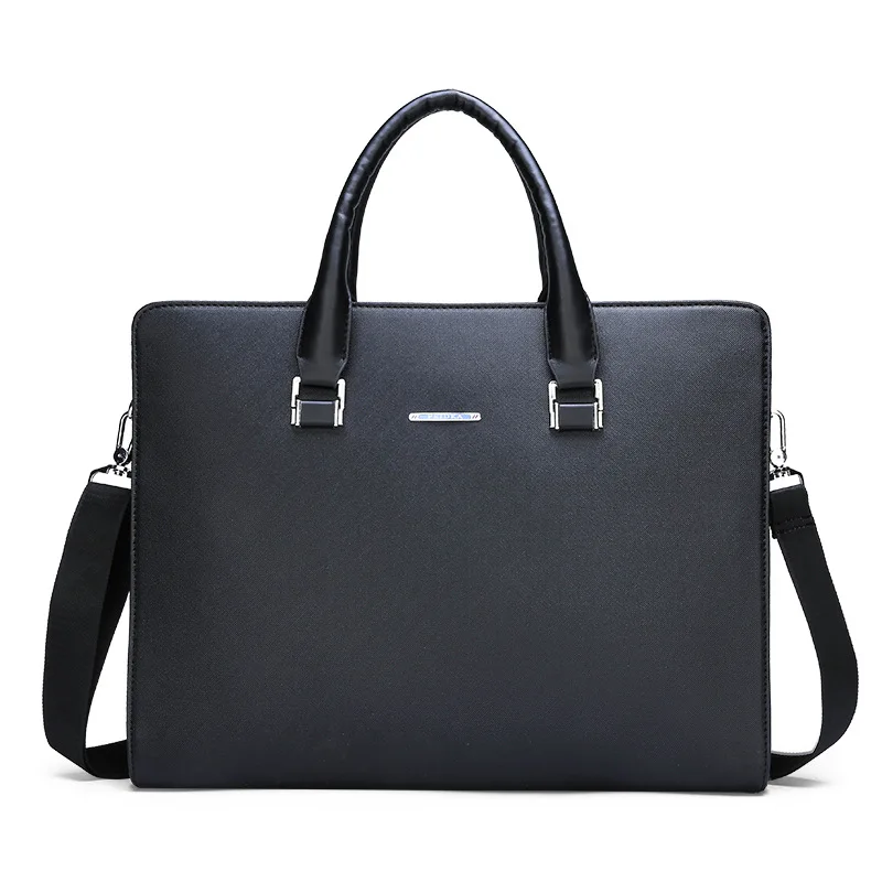 

2019 New Style MEN'S Business Bag Business Trip Hand Cross Briefcase PU Leather Shoulder Cross-body Computer Bag