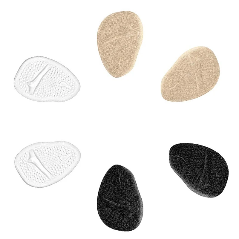 

3 Pairs Metatarsal Pads for Women, Professional Reusable Silicone Ball of Foot Cushions, All Day Pain Relief and Comfort, One Si