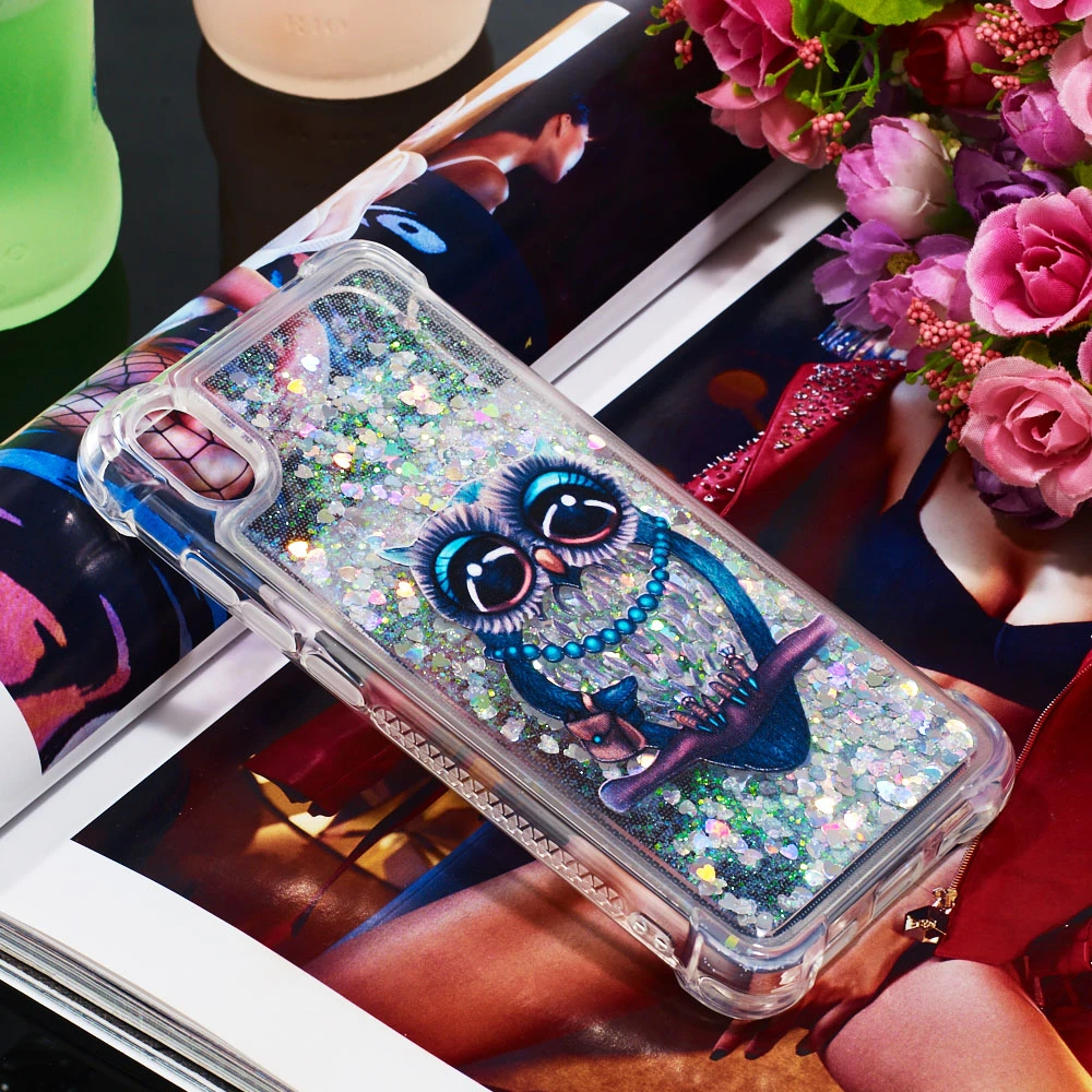 Модный Шикарный чехол для телефона s для Xiao mi Red mi K20 K20 Pro 7A 6 S2 mi A2 Lite, роскошный мягкий чехол с жидким зыбучим песком, блестящий чехол