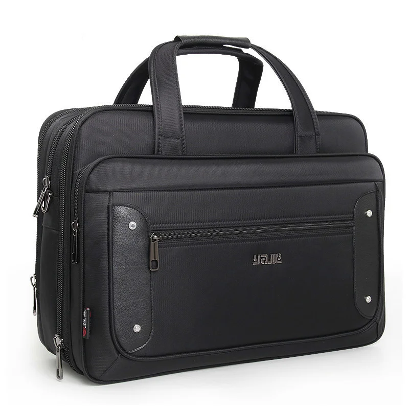 

Super Capacity Men Laptop Briefcase For MacBook Pro HP DELL Notebook Computer Handbags 16 Inch 17" Waterproof Oxford Travel Bag