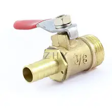 16 мм резьба Диаметр четверть ручка поворота шаровой клапан для воды, нефти, газа трубопроводов