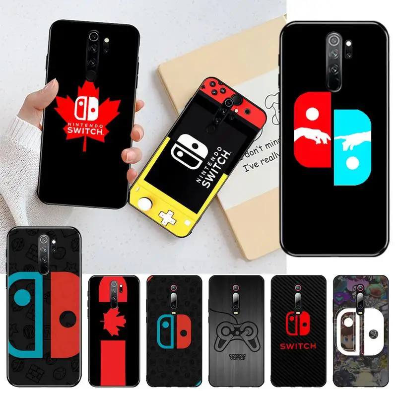 

HPCHCJHM SWITCH Game Console Bling Cute Phone Case for Redmi Note 8 8A 7 6 6A 5 5A 4 4X 4A Go Pro Plus Prime