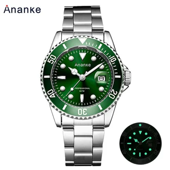 

Mens Watches 2020 Top Brand Luxury Men's Rolexable Watch with Stainless Steel Bezel Waterproof Date Clock Male Sports Wristwatch