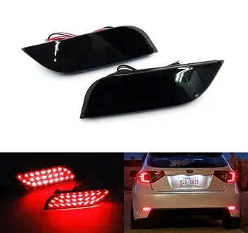 

Black Smoked Bumper Reflector LED Tail Brake Light For Subaru Impreza WRX STI XV Crosstrek Legacy Exiga Levorg