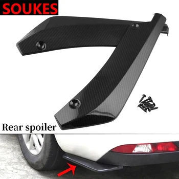 

2pcs For Audi A3 A4 B8 A6 Q5 C7 8v B5 Mercedes Benz W203 W204 W205 W124 W212 AMG Carbon Car Spoiler Bumper Wrap Angle