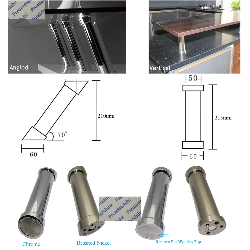 2pcs Miring Vertikal Dapur Bar Sarapan Dukungan Meja Kayu Atau Rak 2pcs Miring Vertikal Dapur Bar Sarapan Dukungan Meja Kayu Atau Rak