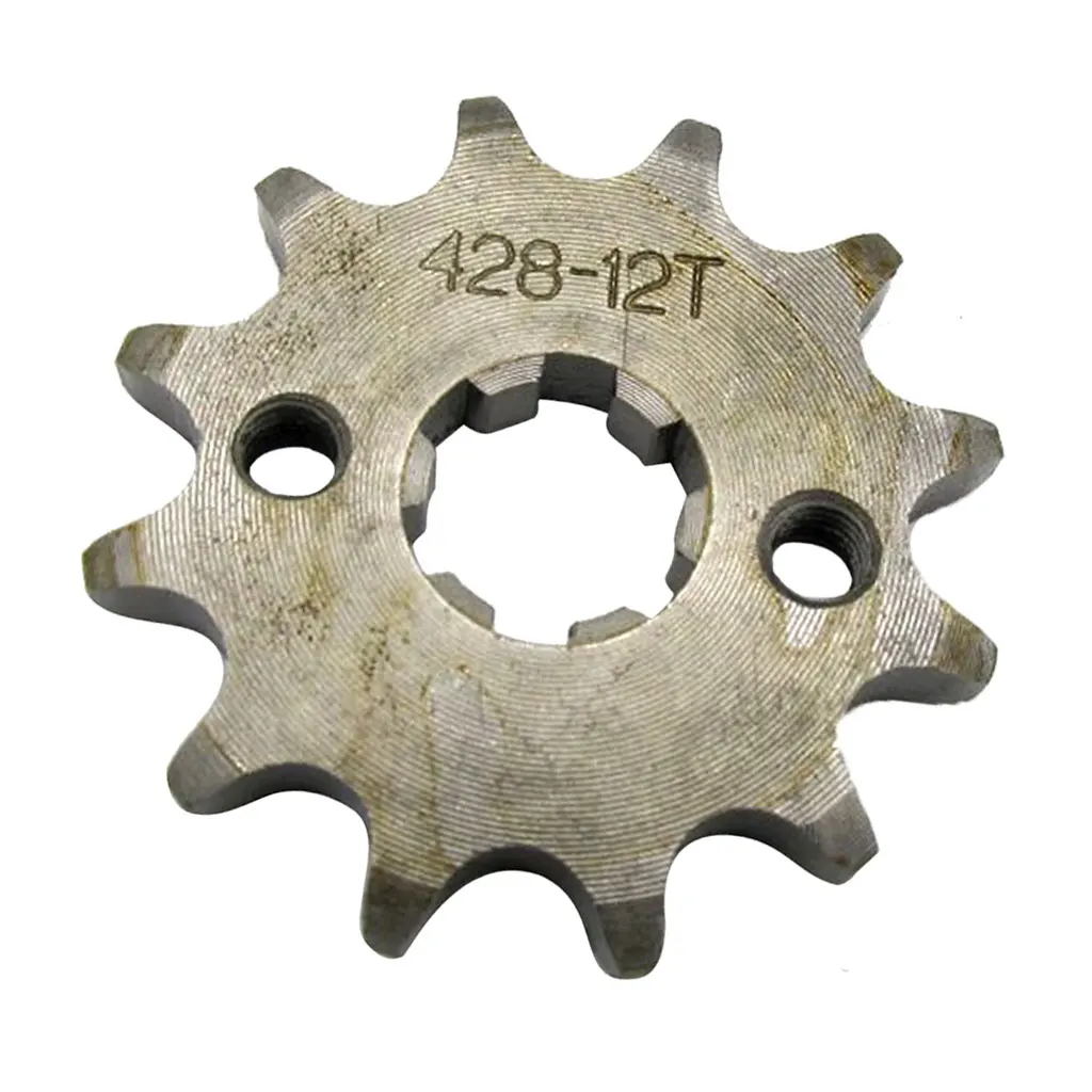 12 Teeth 428 Front Pinion Sprocket Chain Cog Motorcycles Drive & Gears Accessories 17mm ATV Quad Dirt Bike Go Kart Buggy