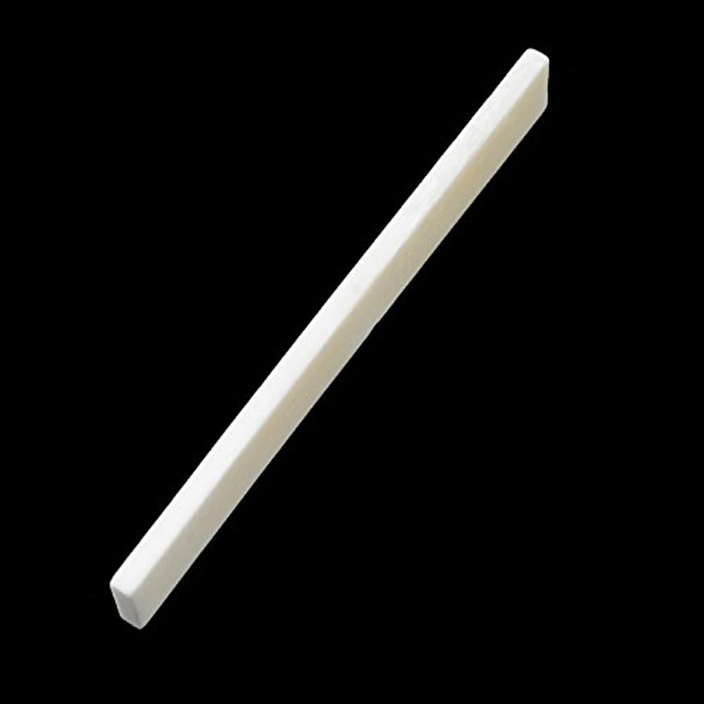Pack Of 6 Blank Bone Nut For Cigar Box Classical Guitar Bass Accs Unbleached