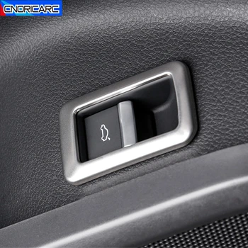 

Car Door Trunk Switch Button Frame Decoration Decals For Audi Q5 FY 2018 2019 Stainless Steel Interior Accessories