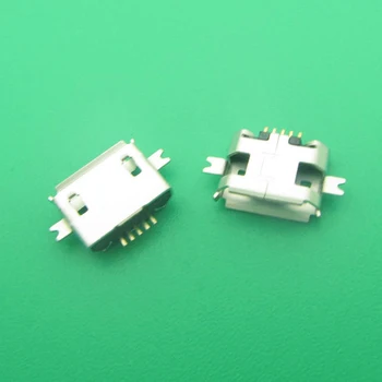 

100PCS Micro USB jack Socket connector for MOTO MB525 / ZTE / OPPO / Samsung / Nokia 8600