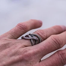 Винтажное серебряное кольцо в виде змеи для женщин, Крутое модное панк мужское кольцо на палец, мужское кольцо с животным шармом