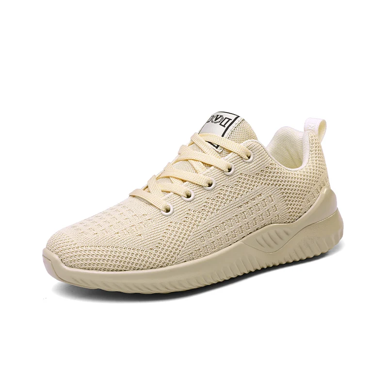 

Fashion Sneakers Women Casual Shoes 2020 Fly Knitting Sport Breathable Shoes Woman Lace Up Low Top Leisure Ladies Shoes