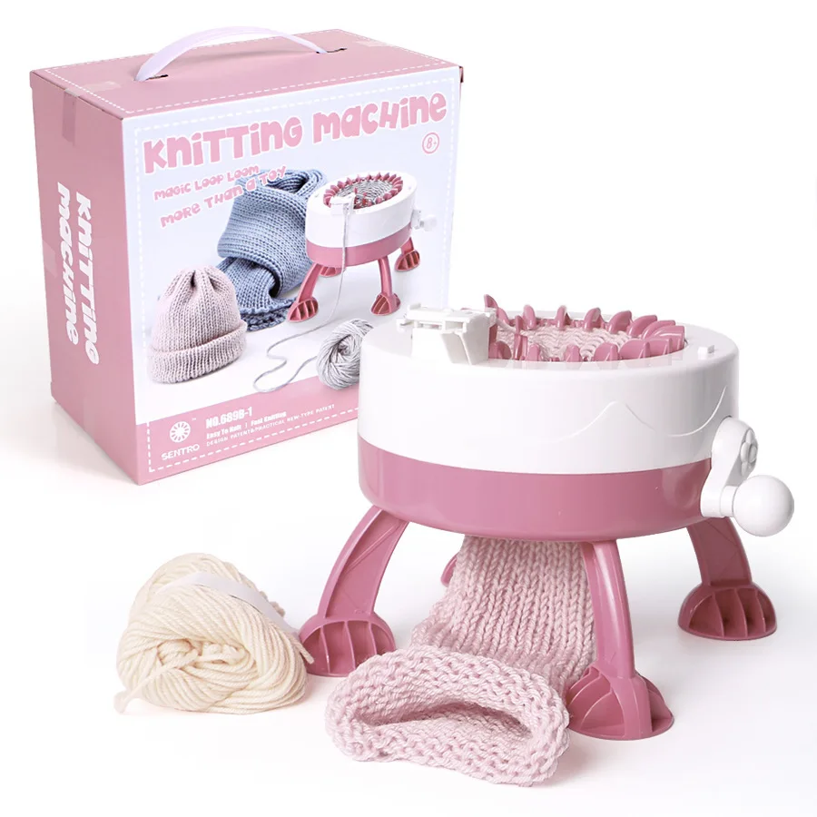 

Hot Selling Model Play House Toys 845 Hand-cranking Weaving Machine GIRL'S Handmade Toy GIRL'S Gift